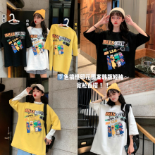 亏本清夏季T恤摆地摊拿货云南哪里有夏季T恤便宜T恤圆领印花T恤批发