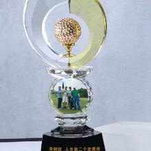 武汉尔夫球奖杯 尔夫球比赛奖杯制作 广州哪里可以定制尔夫球奖杯