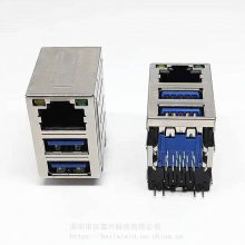 RJ+˫USB3.0ĸ  RJ45 8P8C+Aĸ3.0