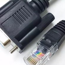 定做DB9-RJ11(9孔 母头 转RJ11) DB9转RJ11水晶头 B9-RJ11转RS232