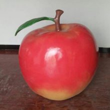 玻璃钢红富士苹果蛇果雕塑商场果园林绿化仿真水果装饰摆件