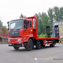 盐城天锦前四后四平板车 解放小三轴拖车厂家 东风实惠型平板运输车