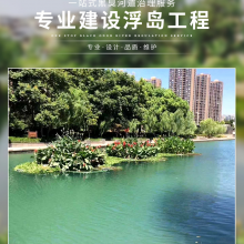 宿迁市批发人工浮岛 种植人工浮岛 浮岛配材水生植物一站式服务 价格优惠