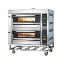 美厨工程款电烤炉烘焙房两层四盘烤箱 MGE-2Y-4 面包房玻璃门烤箱