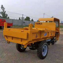 矿用翻斗自卸三蹦子 建筑工地液压运输车 工程柴油电打火三轮车