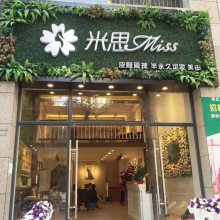 广州厂家供应仿真植物墙咖啡店商场装饰塑料绿植假草皮背景花艺墙
