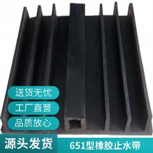 CB中埋式橡胶止水带350*8mm 钢边背贴式止水条带生产厂家 长信