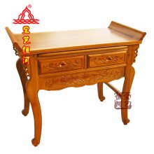 香樟木明式弯脚供桌 神台 佛桌 供台 ***台 宝艺恒河佛龛厂