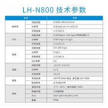 ½̨ʽ絼ʼLH-N800̨ʽԵ絼ECֵⶨTDS