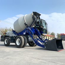 稳定土拌和机 护坡路基用自上料搅拌车 2.6方自上料混凝土搅拌车
