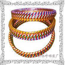 鐵管膠藤條呼啦圈不可折疊運(yùn)動(dòng)圈學(xué)生體操加粗啦啦圈70