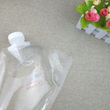厂家供应无菌液体配送吸嘴袋 带斜嘴方便罐装三边封袋 5kg冷链调味品饮料配送袋
