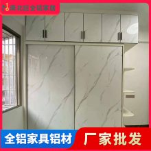 全屋全铝定制欧式现代衣柜轻奢卧室衣帽间酒店办公家具整体定制