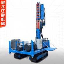 全液压履带式三重管高压旋喷桩钻机 自带夹持器