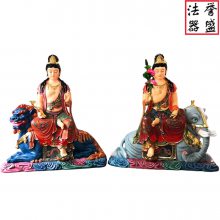 文殊普贤 地藏王菩萨 弥勒佛菩萨 誉盛大型寺庙佛门塑像定做厂家
