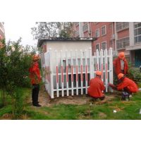 滨州诺雷塑钢PVC电力箱变护栏变压器围栏厂家