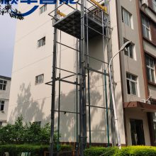 河南郑州顺举智能 1吨2吨3吨液压升降机 室内阁楼举升机 室外挂壁货梯