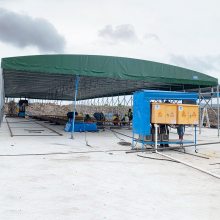 吉安吉水户外环保帐篷支持订做 电动折叠遮阳蓬 移动式推拉雨棚