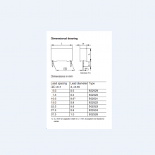 Ĥ B32529C1334J289 0.33uF 100volts 5% P=5MM