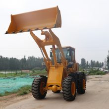 930型沙土铲运机装载机建筑工地小铲车小型抓夹抓木机