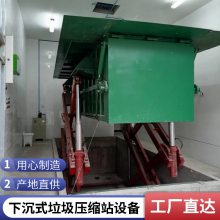 下沉式垃圾压缩中转站车间产图 下沉式垃圾压缩站（机）案例图