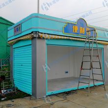 供应河源市售货亭早餐亭款式吸引客户源，广东新款售货亭定做工期