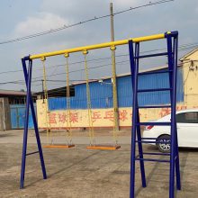 户外 小区公园双U型网红双人秋千景观智能健身器材