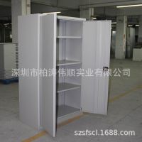 深圳工厂定制的镀锌钢工具柜　双开门钢柜　落地高柜