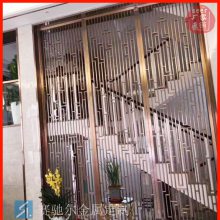 龙川县餐厅不锈钢屏风厂家安装 支持来图深化设计定做 赛驰尔金属免费打样