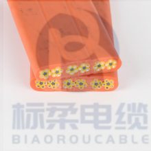 标柔移动电梯随行纯铜扁电缆48X0.75生产厂家