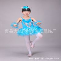 六一儿童小天鹅演出服女童白纱裙舞蹈公主裙蓬蓬裙芭蕾舞表演服装