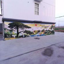 农村迎门墙陶瓷壁画迎客松陶瓷壁画大型陶瓷迎门墙壁画订做价格
