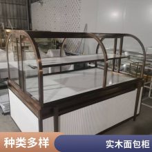 圆角台式商用糕点面包展柜 风冷冷藏展示保鲜柜 蛋挞柜 面包柜