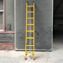 耐压绝缘电工梯子玻璃钢绝缘伸缩梯便携式升降梯子梯电力检修单梯威固