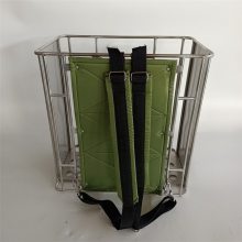 森林灭火水带背框便携双肩装运水带收纳筐不锈钢水龙带存放架