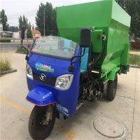 大容量三轮撒料车 养殖场草料杂粮投料车 鸡鸭饲料撒料车