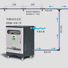 渭南工地围挡喷淋系统围墙除尘降尘喷雾桩138,91857511