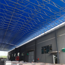 鑫建华 消防通道 悬空式电动雨棚 镀锌管 操作方便