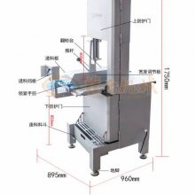 大型工业款锯骨机冷冻猪脚切割设备锯排骨机牛骨羊蝎子切割设备