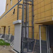 液压式货梯 启运厂家生产升降货梯导轨式液压升降平台 链条升降货梯