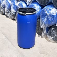 供应开口蓝色160L塑料桶160升抱箍桶
