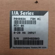 Foxboro P0400DA Ia ϵ Fbm01 0-20ma ģ