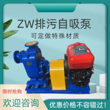 污水自吸泵流量大扬程高