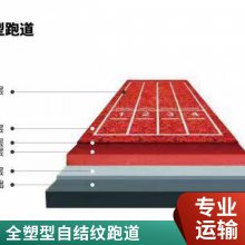 源头工厂 透气型塑胶跑道混合型/自结纹/全塑型跑道 更省钱