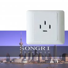 投标预算常用86型上海松日SONGRI 暗三线四极墙壁插座 电器工业插座