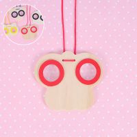 diy木质万花镜 原木多棱镜动物万花眼镜彩绘万花筒幼儿园材料