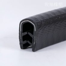 钢带自夹紧U型胶条 机柜防撞密封条 汽车门边装饰条