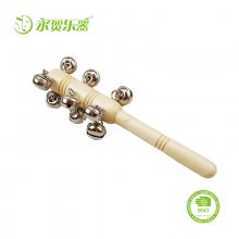 奥尔夫乐器13铃棒铃批发厂家_打击乐器批发-永贺乐器