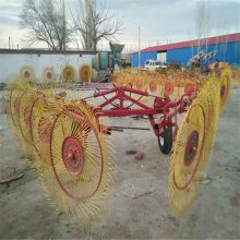 指盤摟草機(jī) 摟草機(jī)配件彈齒圓盤 摟草耙子懸掛式牽引式摟草機(jī)