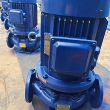 机械密封管道增压泵 竖式安装管道提升泵 ISW25-160管道增压泵